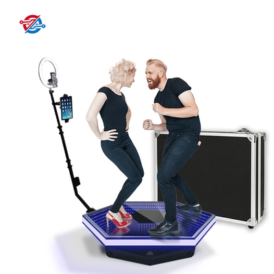 Cabine de fotos de vídeo selfie giratória para festas máquina automática de cabine de fotos 360
